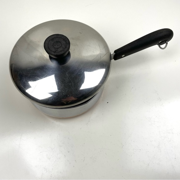 Revere Ware Pre 1968 2 Quart Copper Clad Sauce Pan - Picture 2 of 12